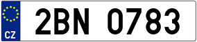 Truck License Plate